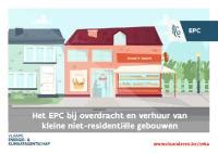 EPC van een residentiële gebouweenheid .